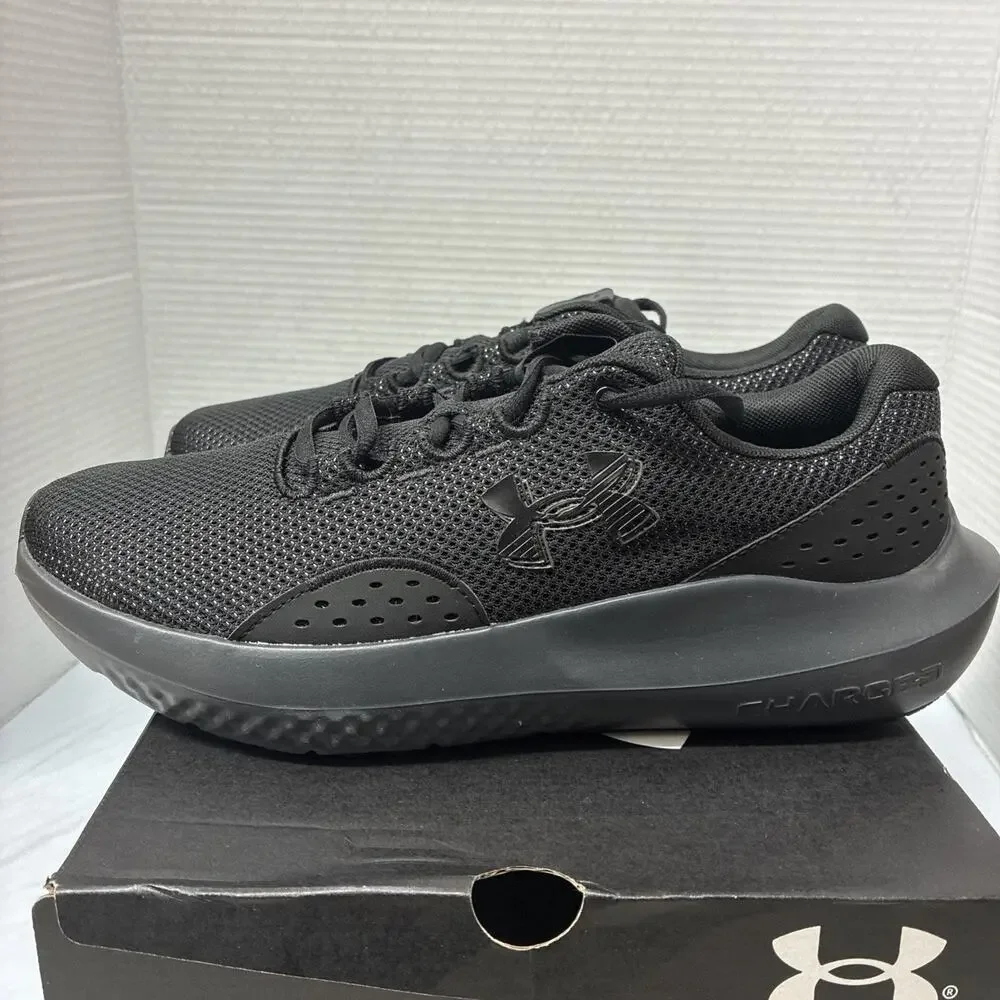 Under Armour Men’s Sneaker Size 10 Surge Running Shoes Black 3027000-002